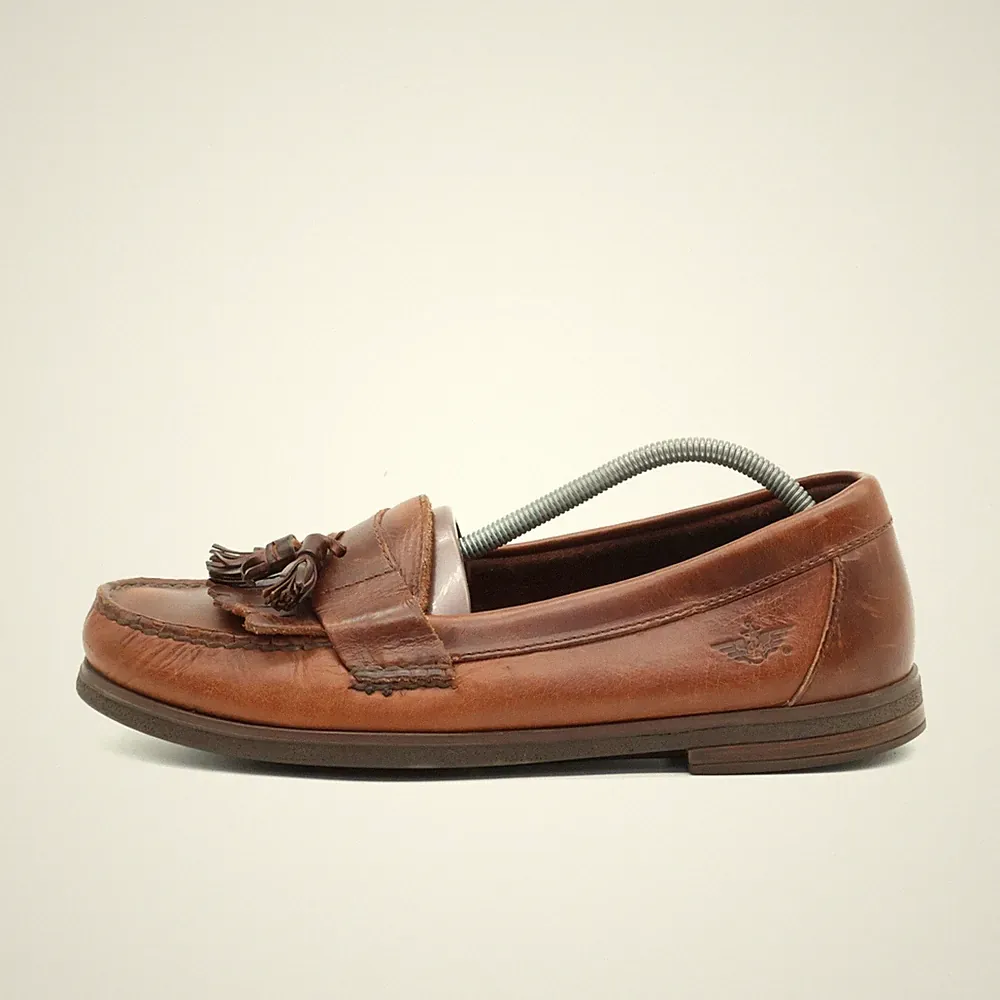 Dockers Damen 90-7061 Loafer braun Leder Low-Top Heritage Mokassin EU 40,5
