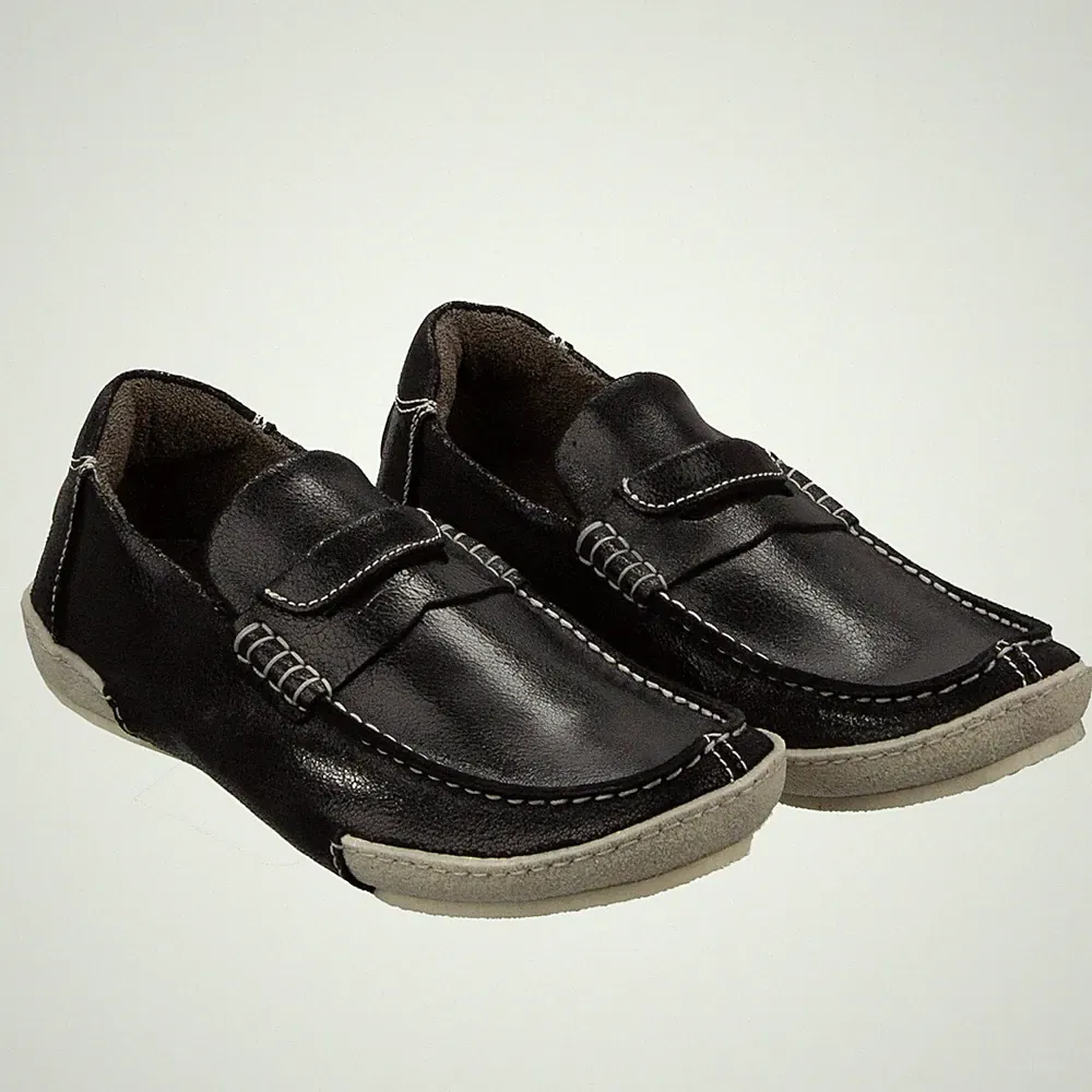 DOLCE & GABBANA DG Logo Leder Mokassin Loafer Schuhe Schwarz Weiß