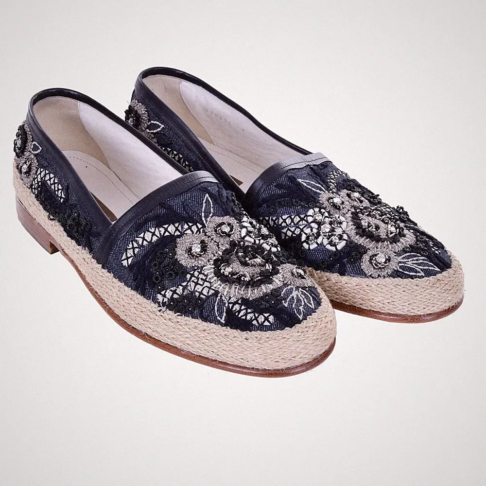 Schwarz Espadrilles