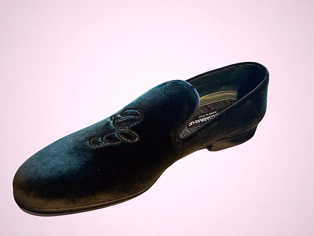 Dolce & Gabbana Herren Halbschuhe grün Größe 42 elegante Schuhe neu mit Karton