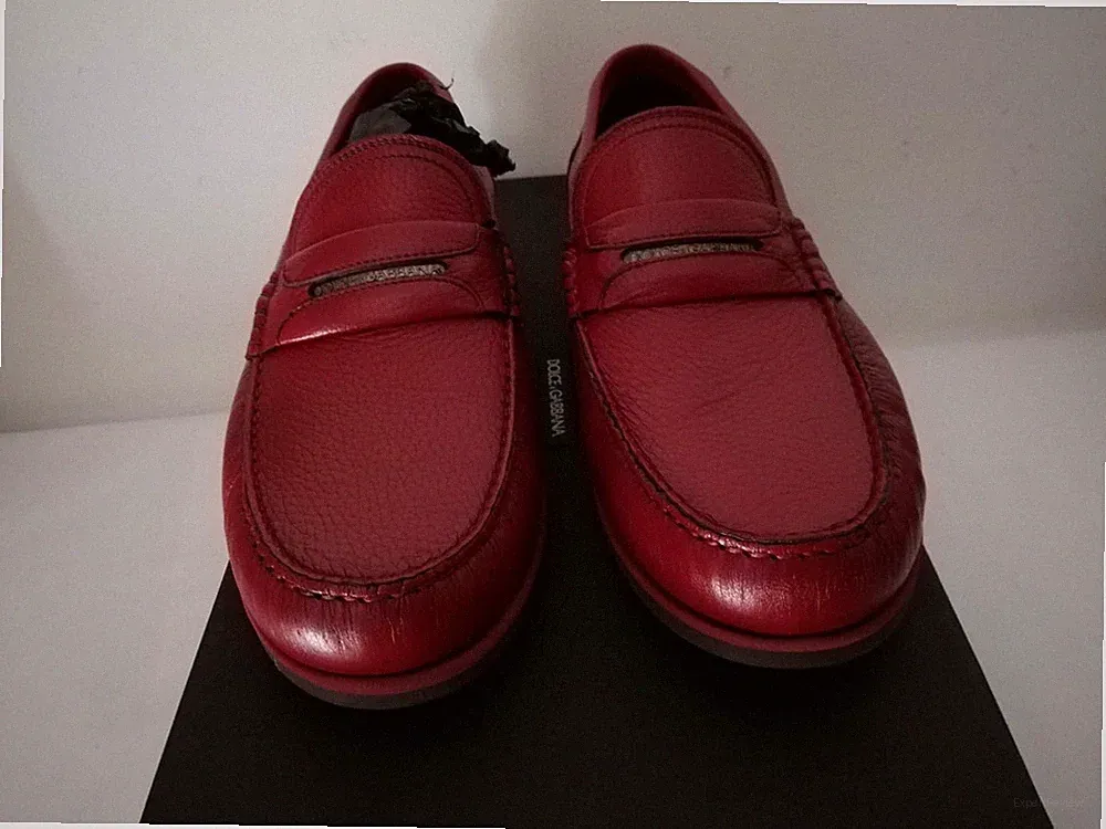 Dolce & Gabbana - Leder Halbschuh - Gr. 41,5 Neu🔝 UVP 455,00 €!