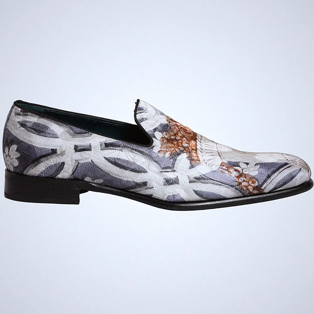 DOLCE & GABBANA Schuhe Multicolor Floral Tapestry Embroidery Loafer EU43 / US10