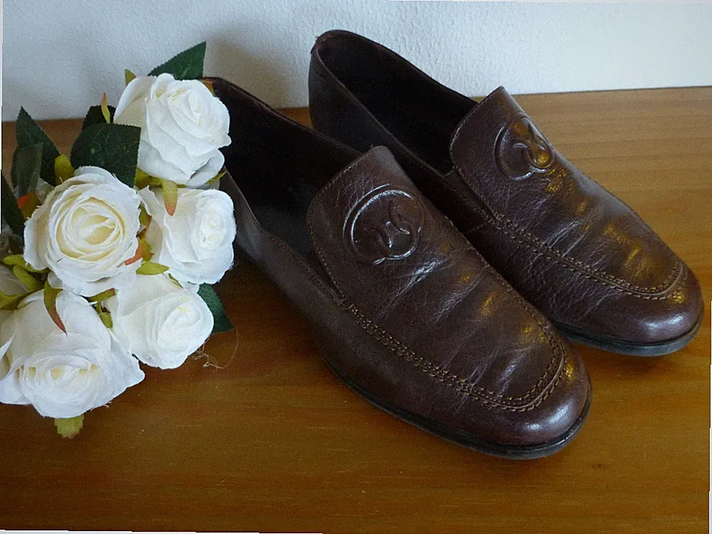 DOLCIUS Loafers, Damenschuhe, gr. 41, dunkelbraun.