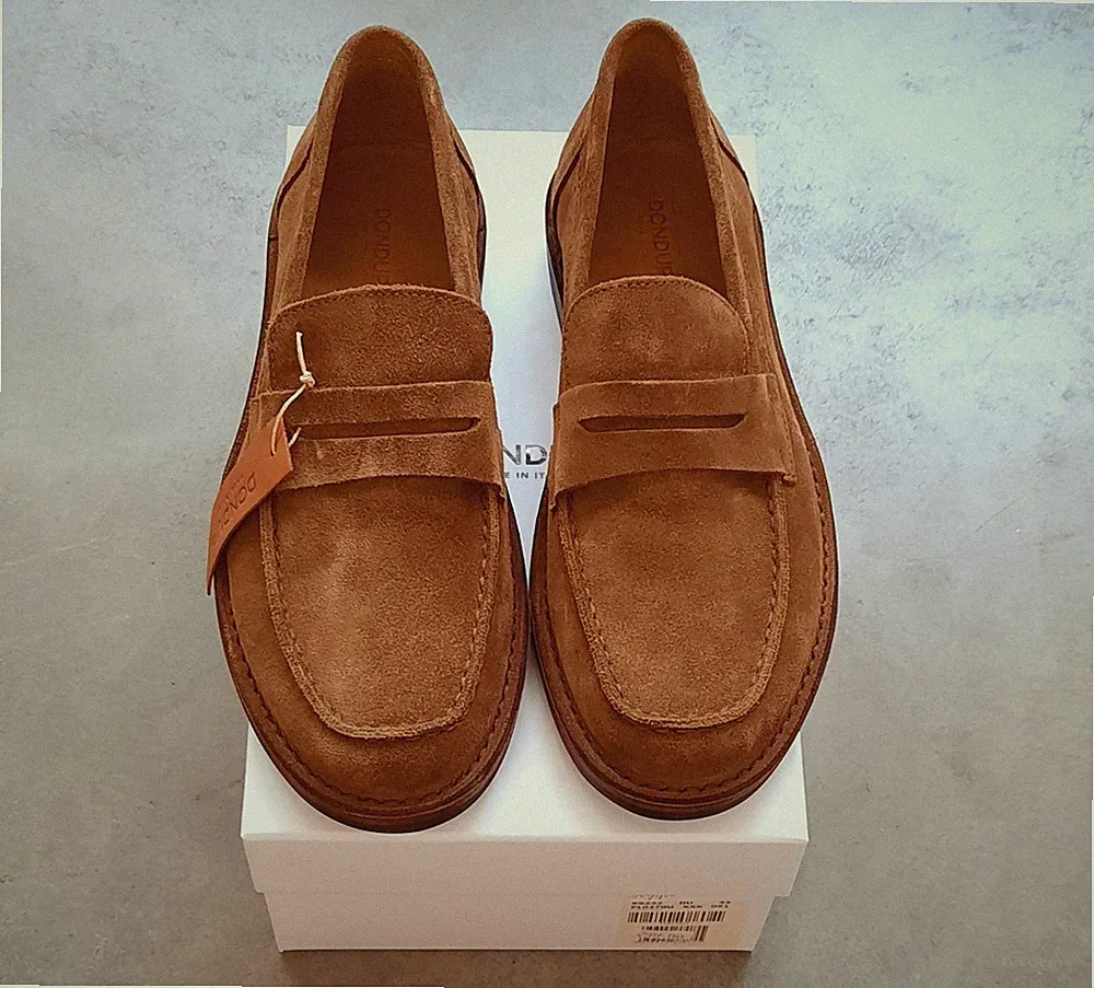 Dondup MOCASSINO cognac/caramel Slipper Loafer in Größe 44