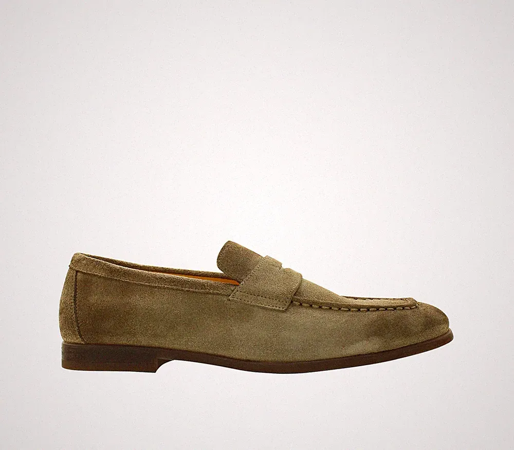 Doucal's Penny Loafer Wildleder Mokassin Torta Latexboden Art. DU3290