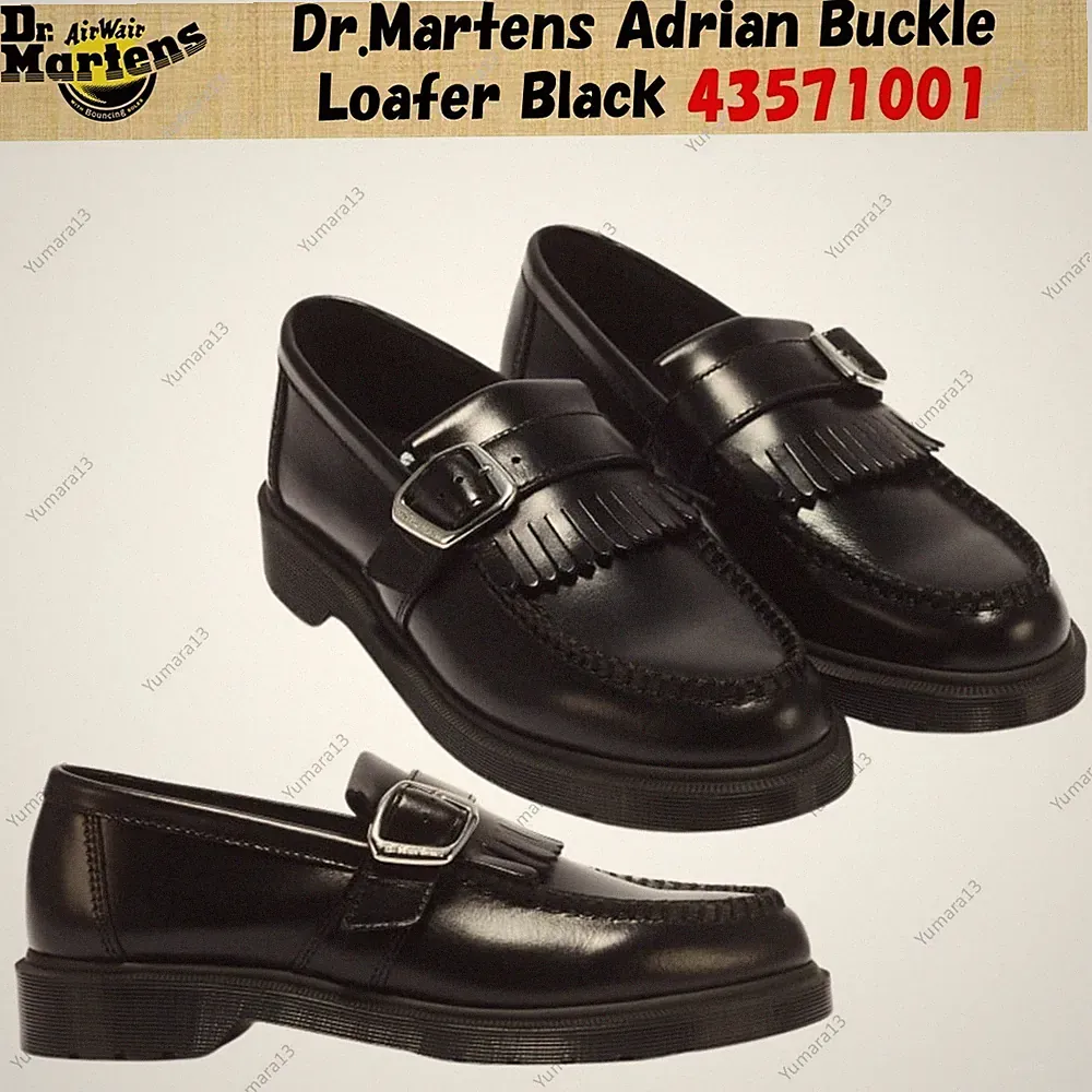 Dr. Martens Adrian Buckle Loafer Black 43571001