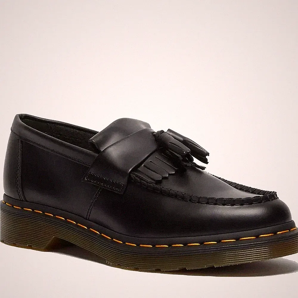 Dr. Martens Adrian Damen Schwarze Leder Loafer Freizeit 22209001
