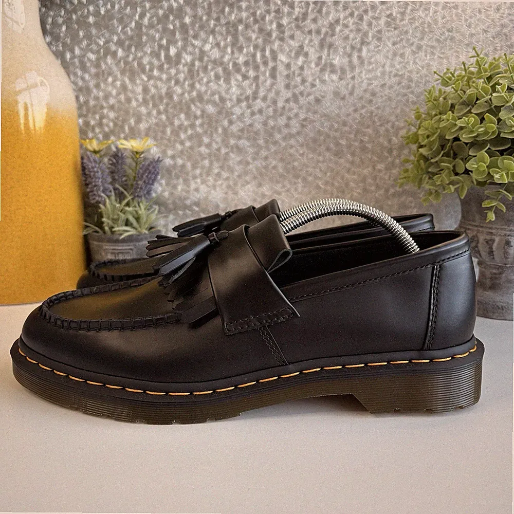 Dr. Martens Adrian Glattleder Halbschuhe UK Größe 10