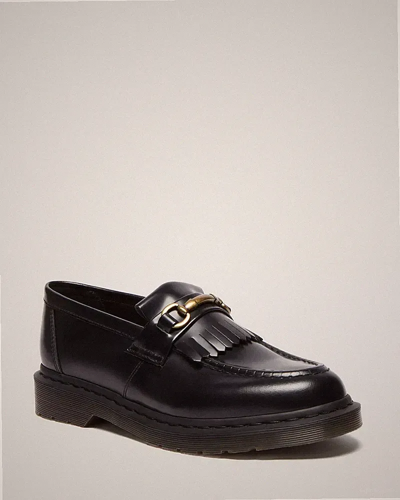 Dr. Martens Adrian Snaffle Glattleder Quasten Halbschuhe schwarz