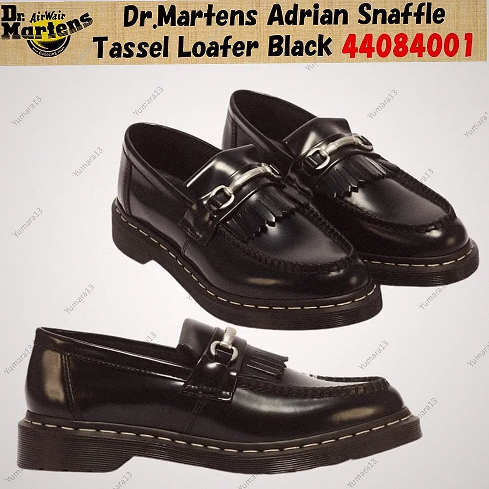 Dr. Martens Adrian Snaffle Tassel Loafer Black 44084001