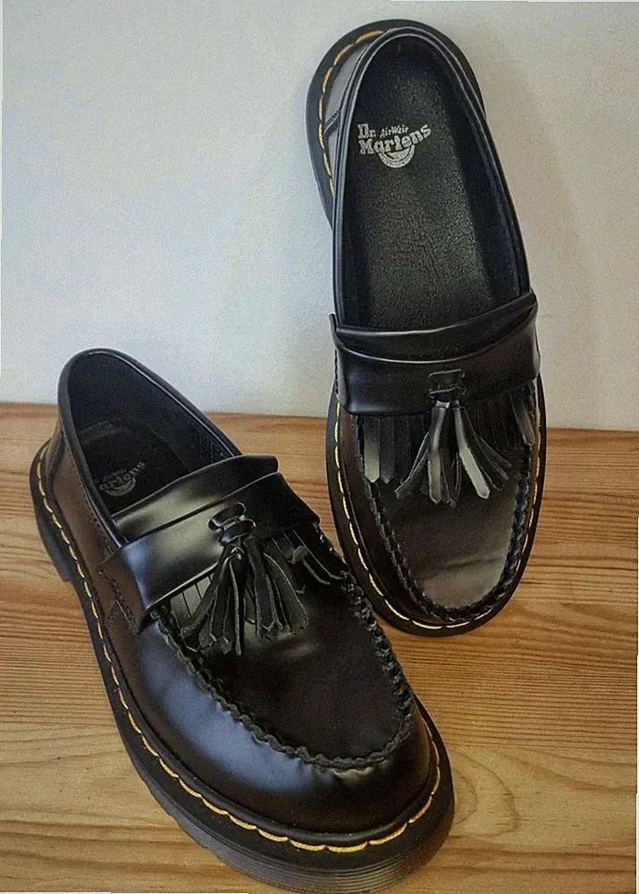 Dr. Martens Adrian Tasselloafer Loafer Halbschuhe Air Wair Leder Gr. 43