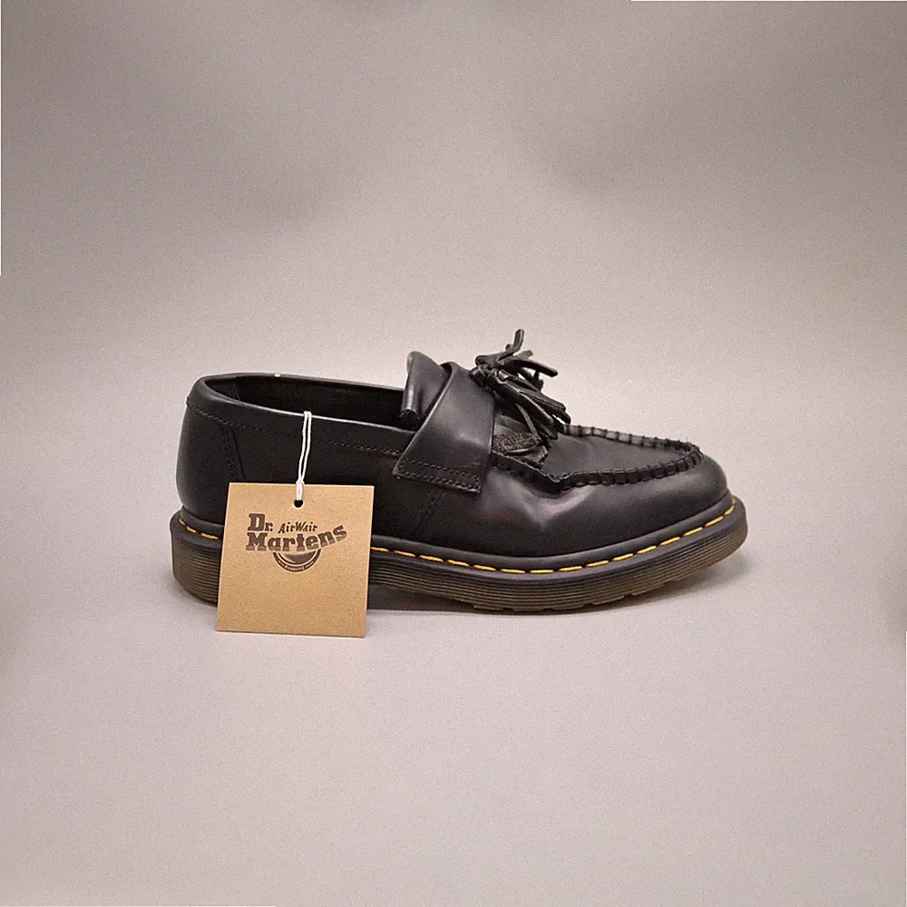 Dr. Martens Adrian Yellow Stitch Leder Quaste Halbschuhe Damen / Herren Schuhe