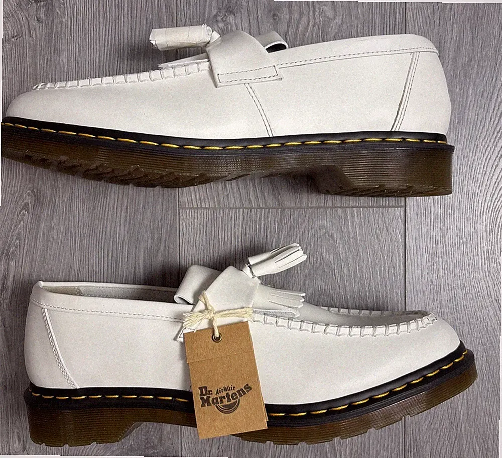 Dr. Martens Adrian YS weiß Halbschuh Herren Größe 13 "