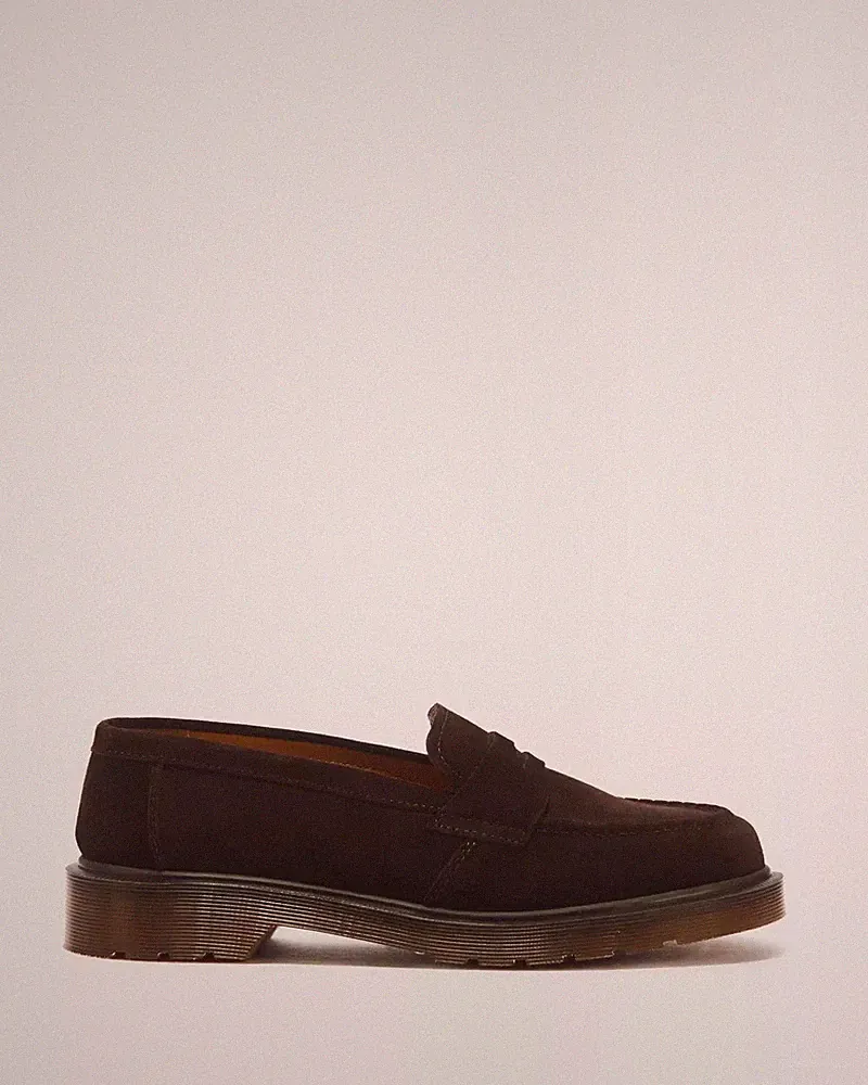 Dr Martens Delapre Penny Repello Halbschuhe aus Kalbsleder braun