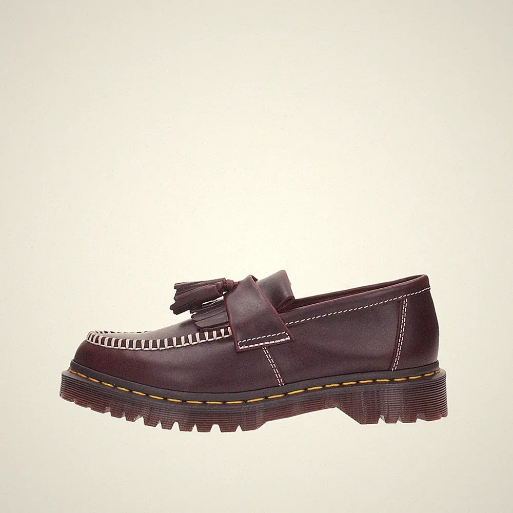 Dr. Martens Herren Leder Halbschuh Rot 42849600