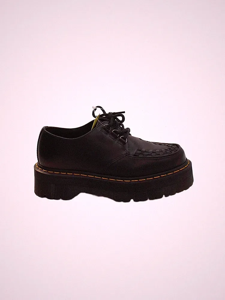 Dr. Martens Herrenschuhe UK 5 Schwarz 100% Leder Halbschuh