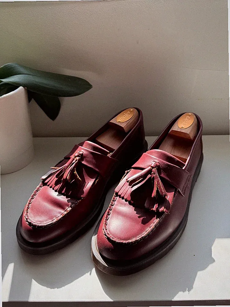Dr. Martens | Pampille Halbschuhe Adrian cherry red | Gr.42