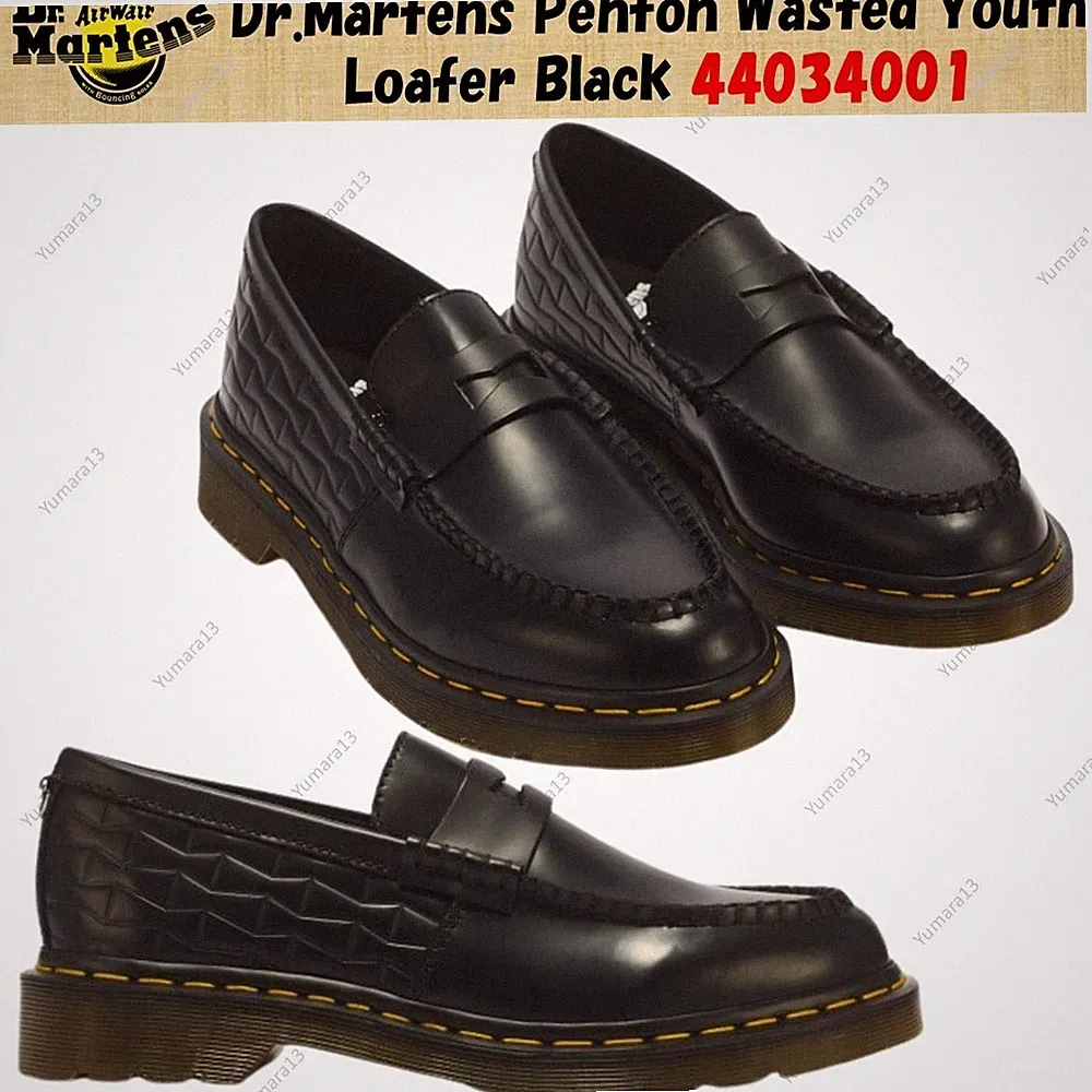 Dr. Martens Penton Wasted Youth Loafer Black 44034001