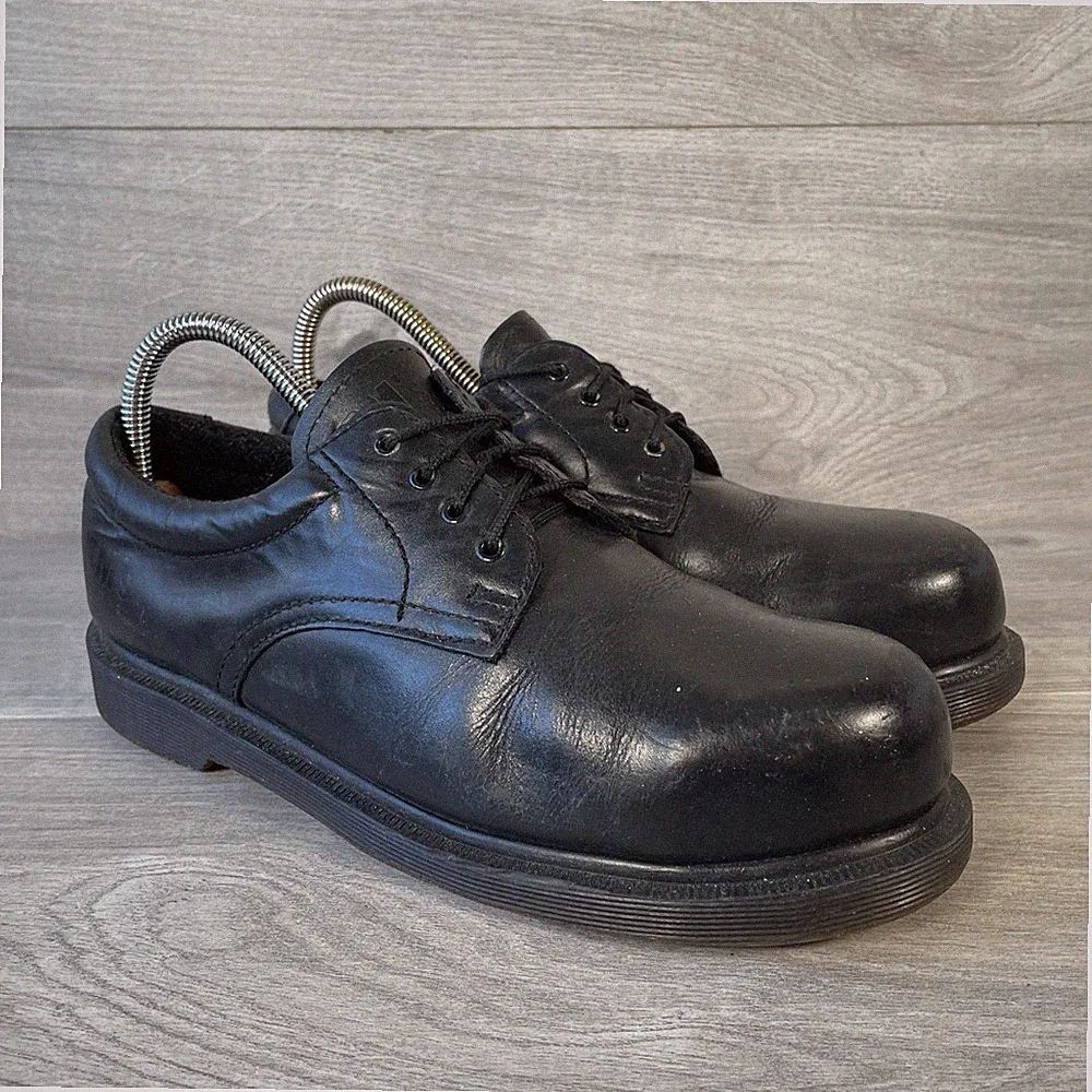 Dr Martens Schuhe Herren schwarz UK Größe 7 Stahlkappe Leder Sicherheitsschuh