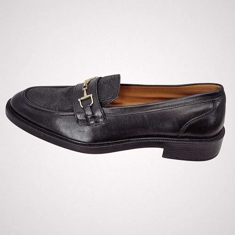 DUNE LONDON Damen-Halbschuhe Gitterleder Monogramm-Trense Besatz UK-Größe 7