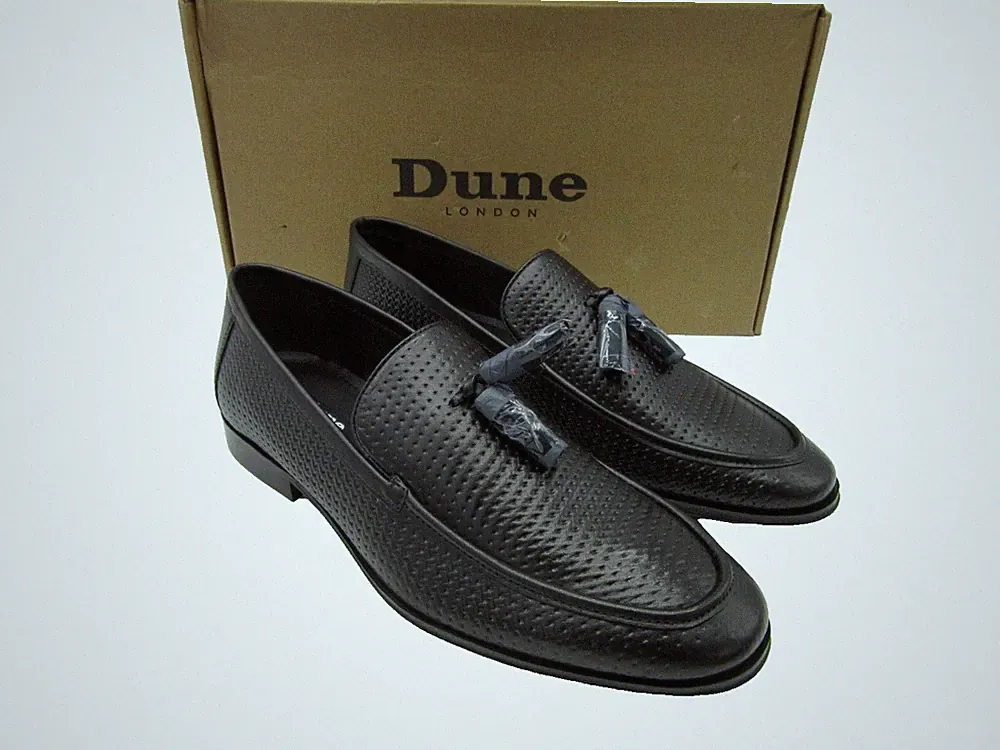 Dune London Herren Halbschuh Slipper Loafer Tassel Gr. UK 7, EU 40,5 Neu