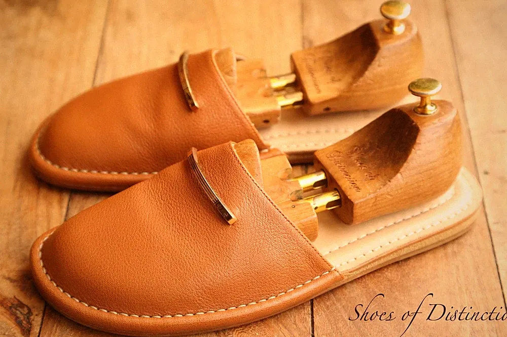 Dunhill Tan Brass Bit Mules Sandals Sliders Flip Flops Herren UK 11 US 12 EU 45