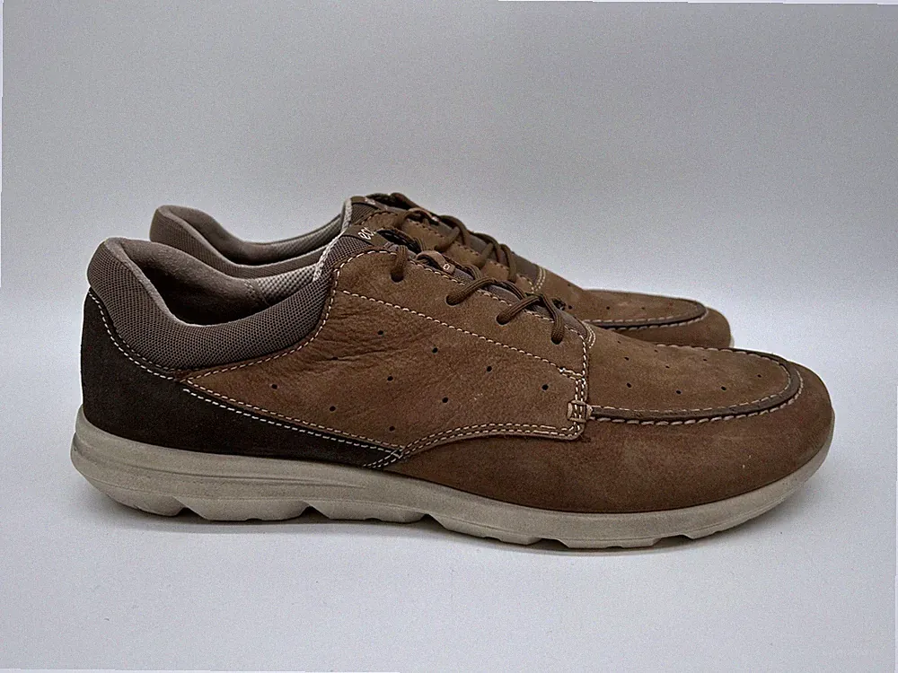 Ecco Calgary Loafers Herren Halbschuhe Braun EUR 46