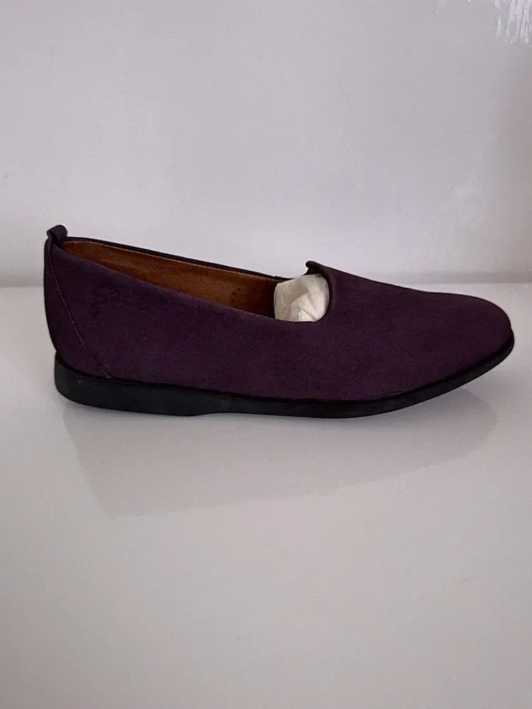 ECCO Damen Loafer Mokassin Wildleder Lila Gr. 36