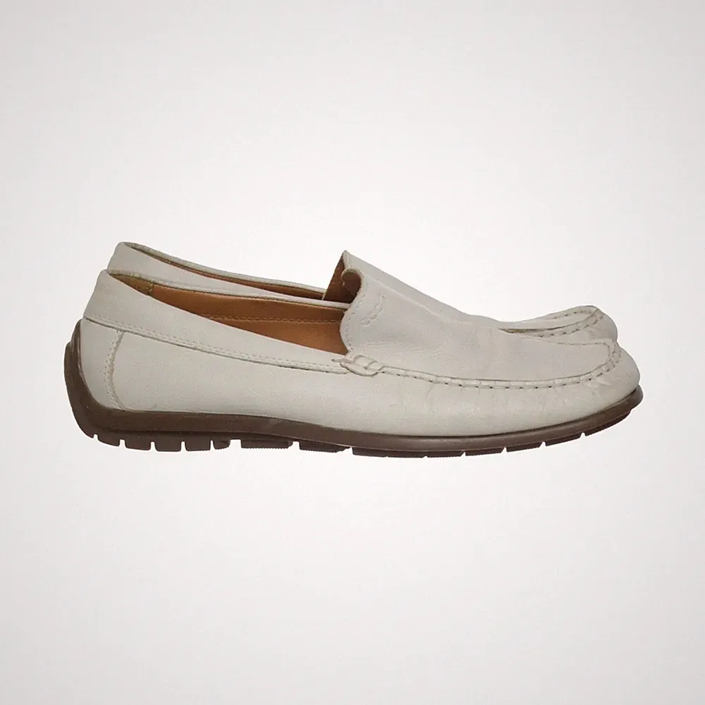 Ecco, Loafers, Größe: 43, Leder, Weiß, Herren #URr