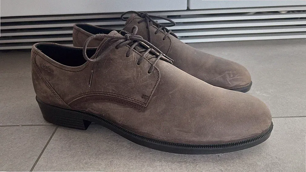 Ecco Schuhe Halbschuhe Loafers Braun 44 Anzugschuhe Leder