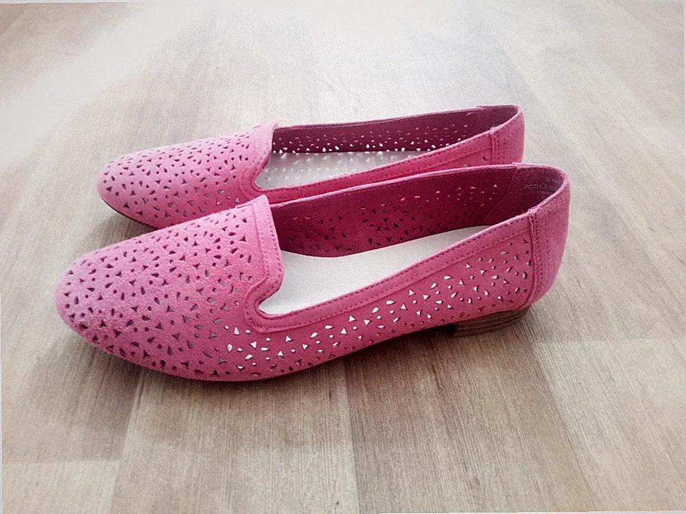 ~Echt-Leder LOAFER~Gr. 38~pink~Deichmann~NEU~