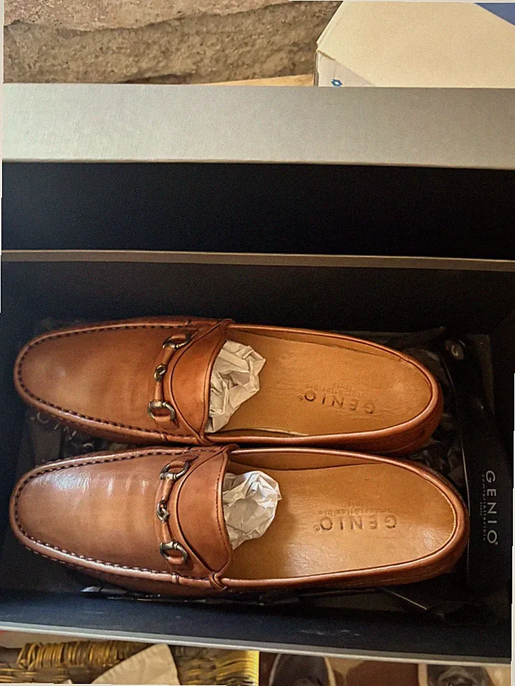 Echtleder Halbschuhe Gr. 41