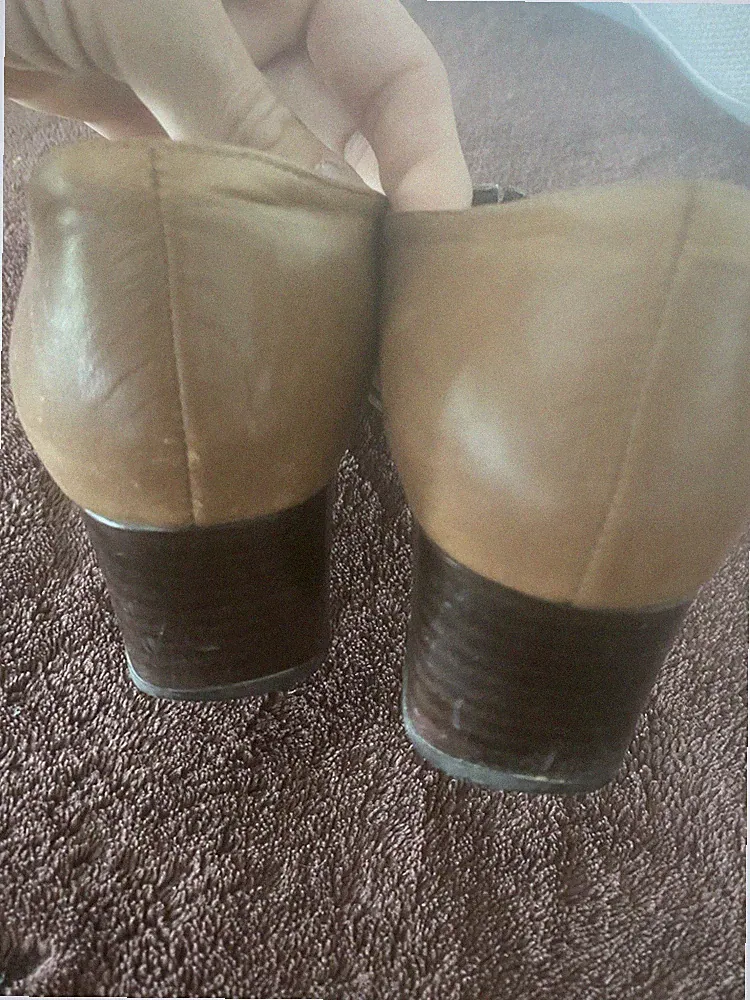 Echtleder-Loafer, Damen, Loafer-Pumps, Gr. 7