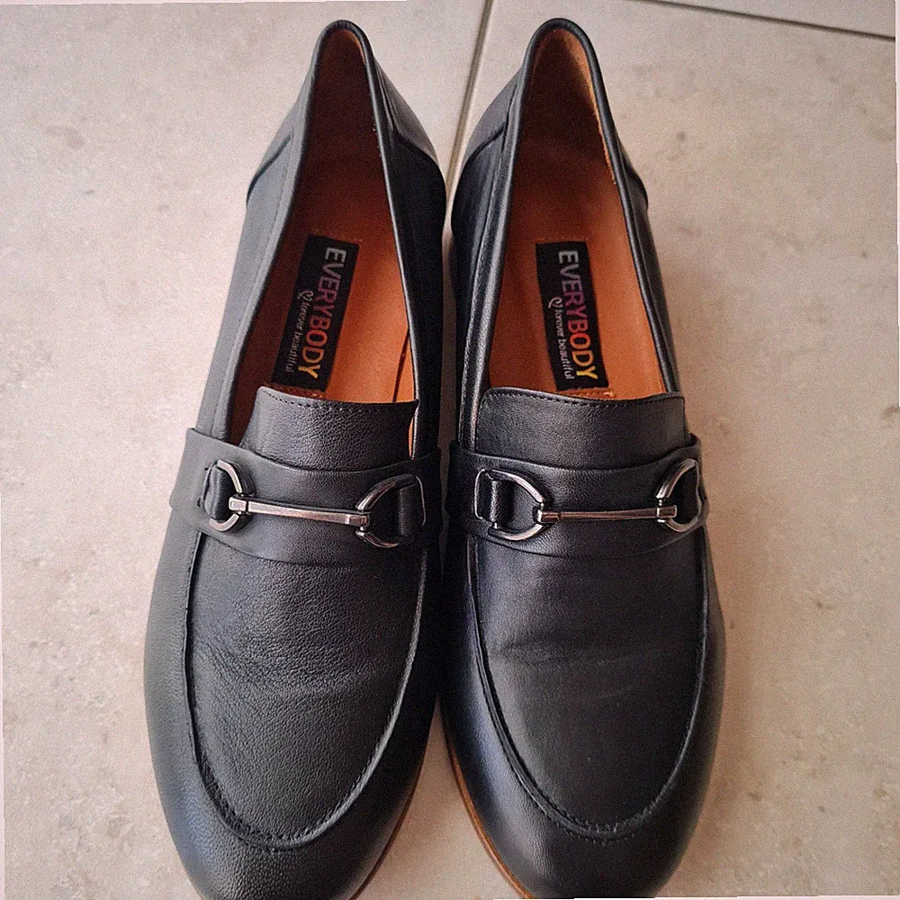 Echtleder LOAFER Gr 42 Wie Neu Schwarz