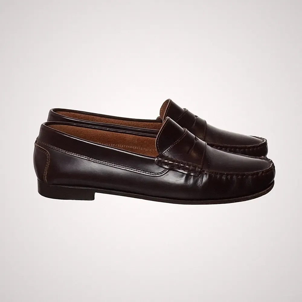 Edwards, Loafers, Größe: 38 1/2, Leder, Braun, Herren #Onz