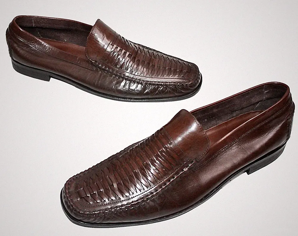 EGLIO BY LLOYD SLIPPER LOAFER HERRENSCHUHE BUSINESS BRAUN D45 UK10,5 #120-3#