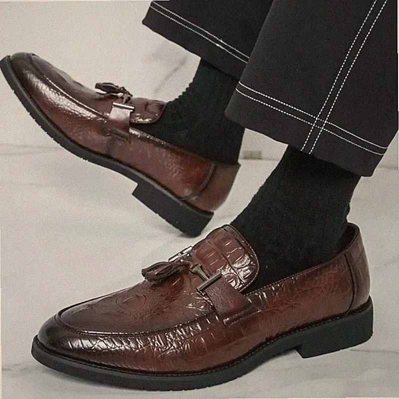 Elegante Herren Halbschuhe Grün Hochglanz mit Nappaleder Slipper Absatz 3 cm LX748
