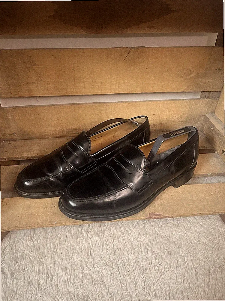Elegante Herren Halbschuhe Vintage Made In England