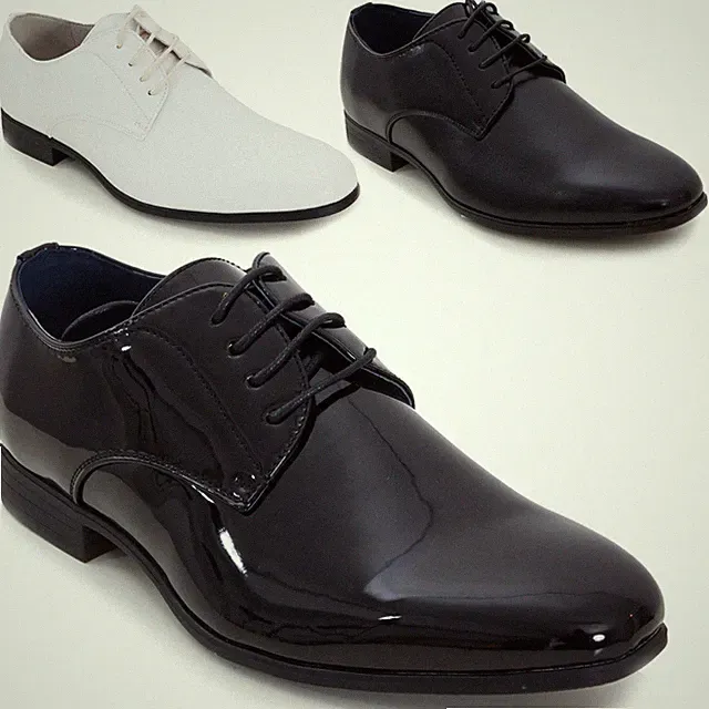 Elegante klassische Herrenschuhe Zeremonie Hochzeit Französisch Schnürer IA5128
