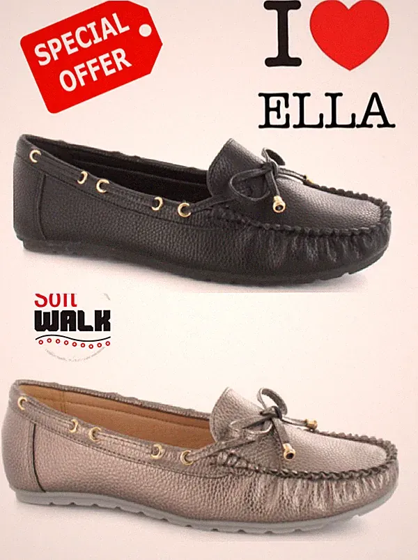 ELLA SADIE DAMEN HALBSCHUH NEU SOMMER SPITZENDETAIL WEICH GEPOLSTERT FLEXIBEL