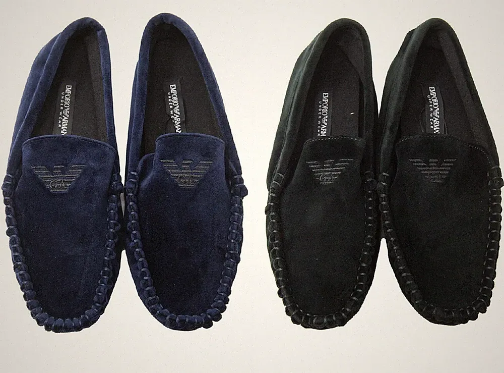 EMPORIO ARMANI Herren Hausschuhe Halbschuhe Hausschuhe mit rutschfester Sohle a