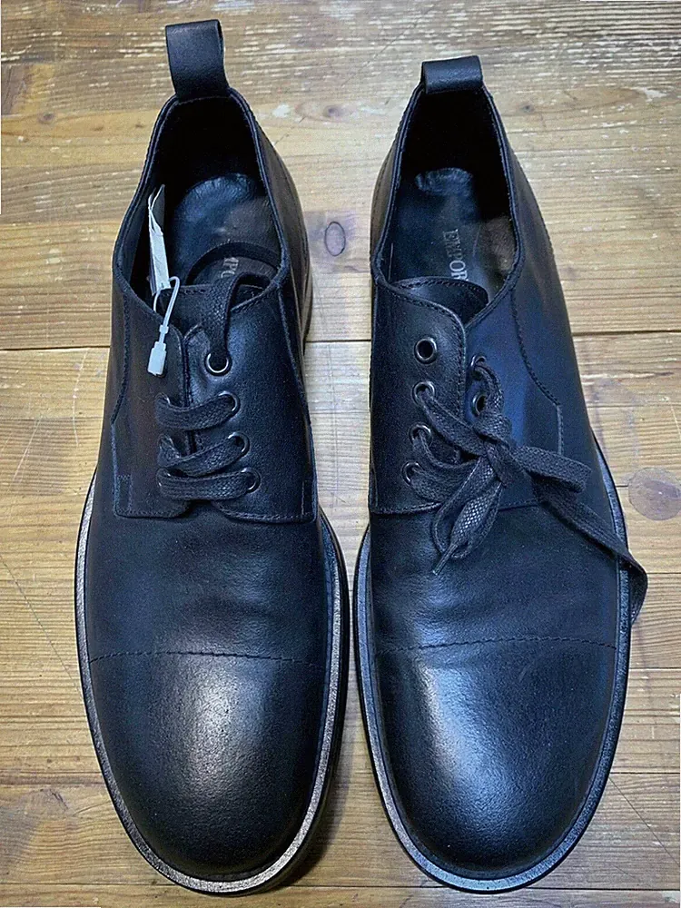 EMPORIO ARMANI MOKASSIN SLIPPERS HALBCHUHE LOAFERS SCHUHE SHOES SNEAKERS 43.5