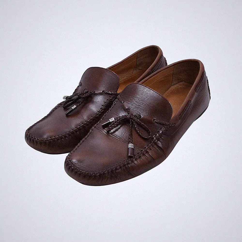 ERMENEGILDO ZEGNA Driving Schuhe Gr EU 9 US 10 Shoes Made in Italy Loafers Moc