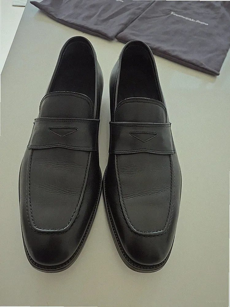 Ermenegildo Zegna Loafer UK12 (47) Sehr edel. Ledersohle schwarz NP: 1.290€