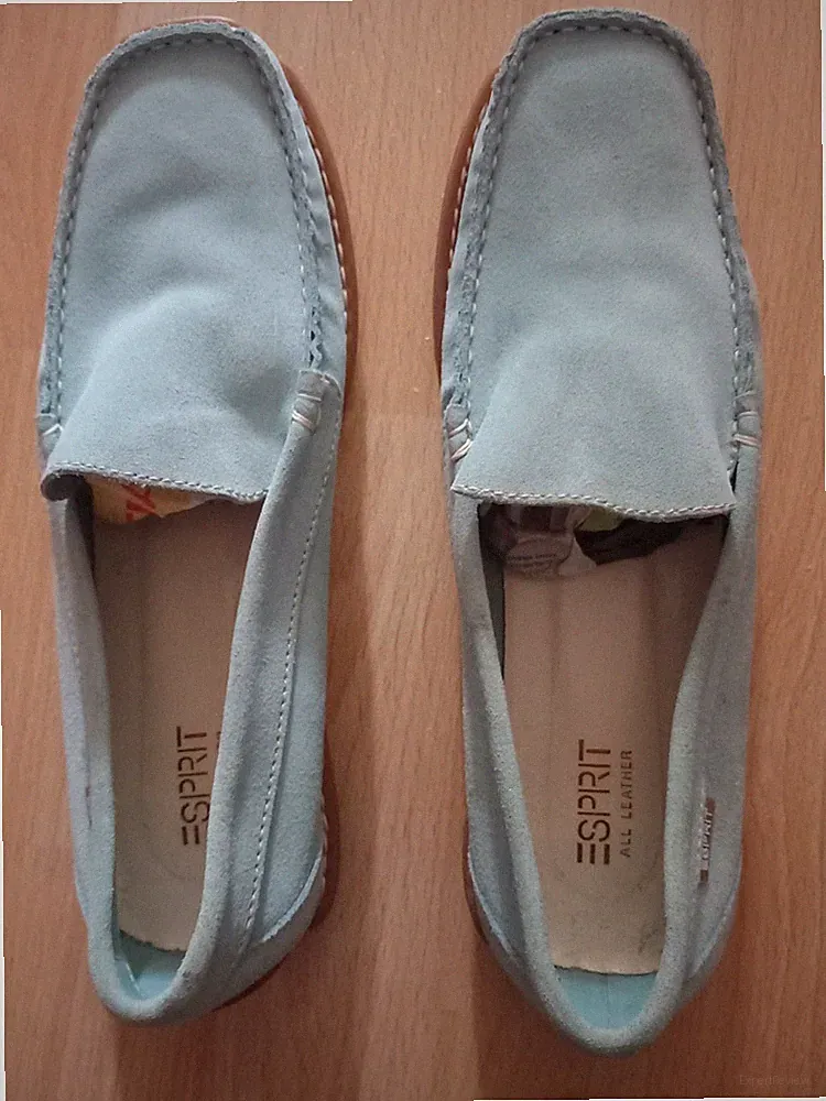 Esprit All Leather Loafer, Leder, Gr. 39, neu