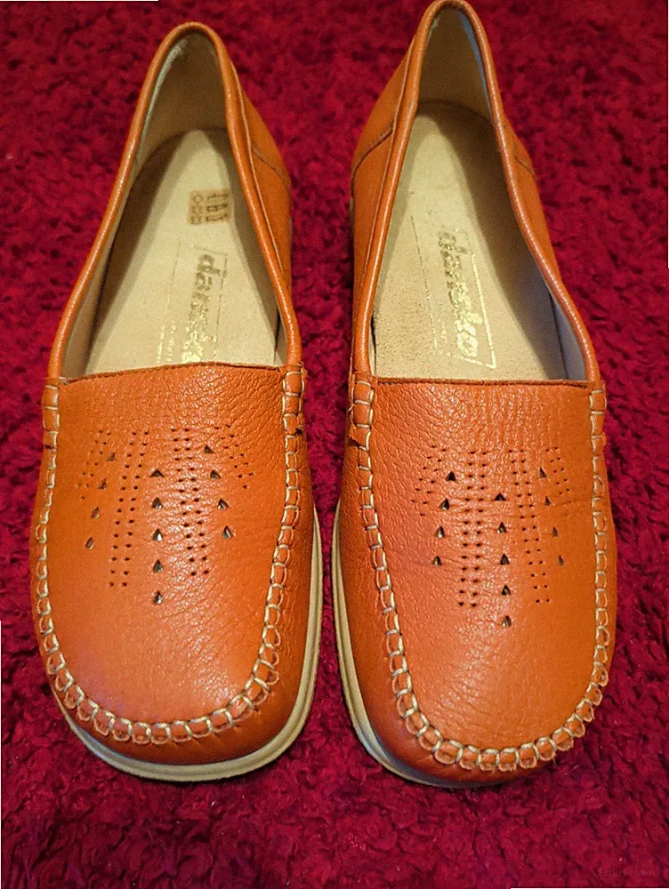Extra Weite Dansko bequeme Loafer Mokassin Damen Schuhe Gr. 42 Echtleder Top