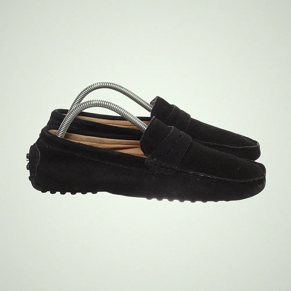 Fashion, Loafers, Größe: 40, Leder/Wolle, Schwarz, Damen #Hr4