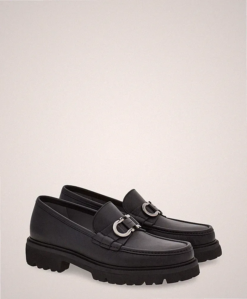 FERRAGAMO COCOON LOAFER MOKASSIN 42 IT 8 UK