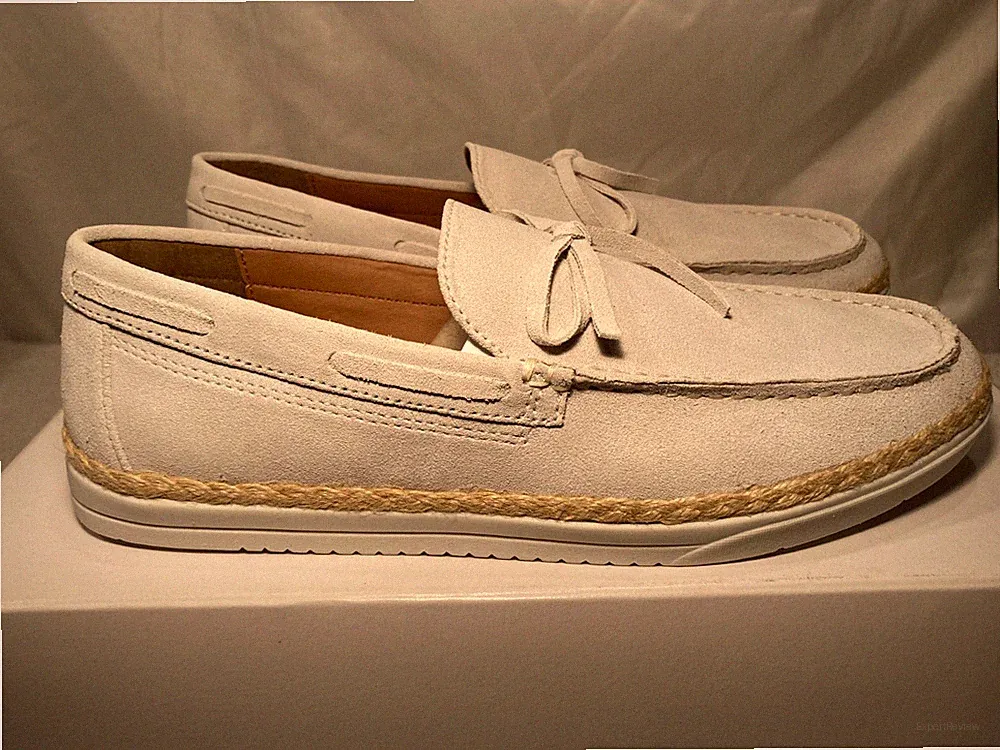 finden. Herren Edwin Leder Bootsschuh Halbschuhe hellgrün Gr. UK 8 / 42