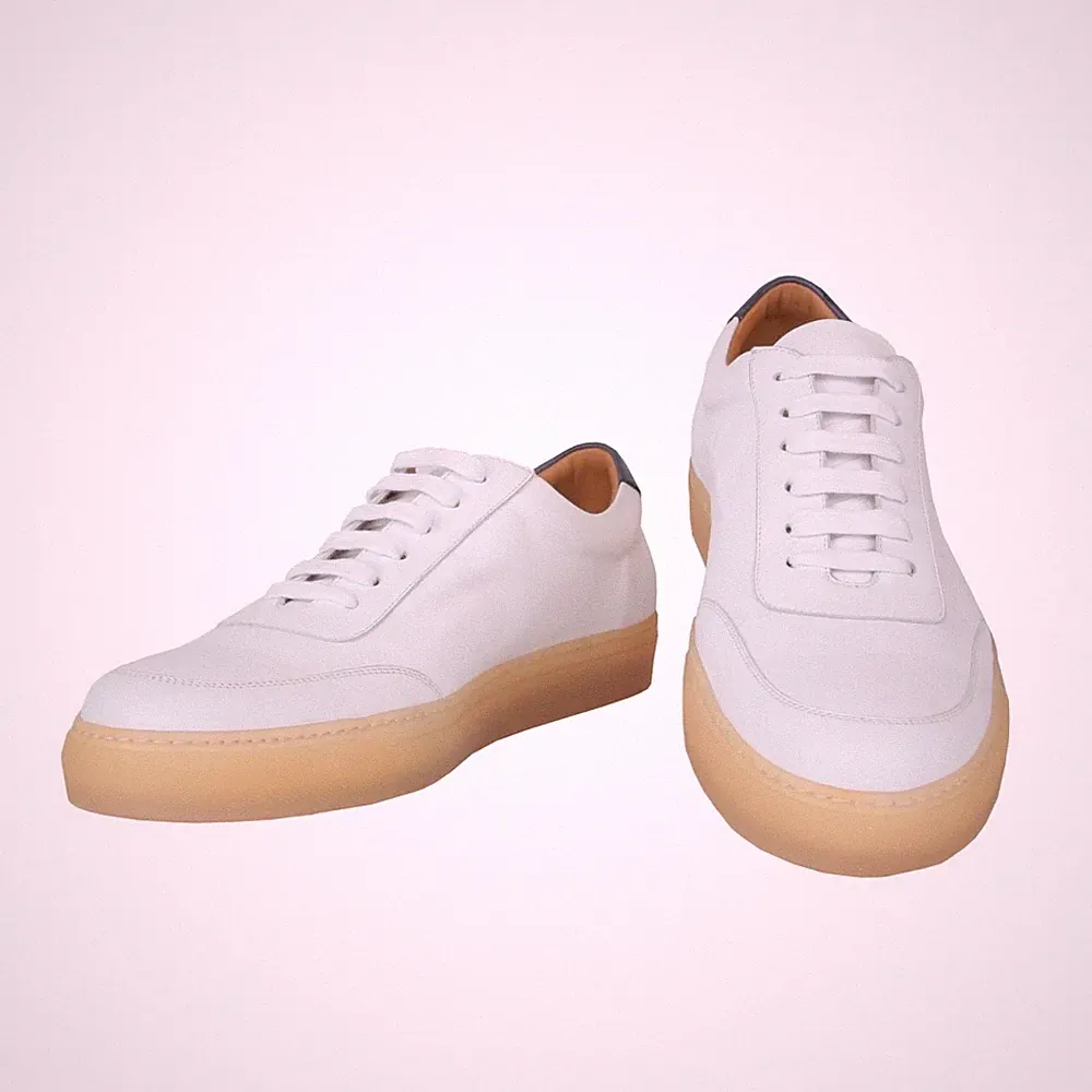 Fiori Di Lusso Weiße Ledersneaker Loafers & Slip Ons - (FL911248)